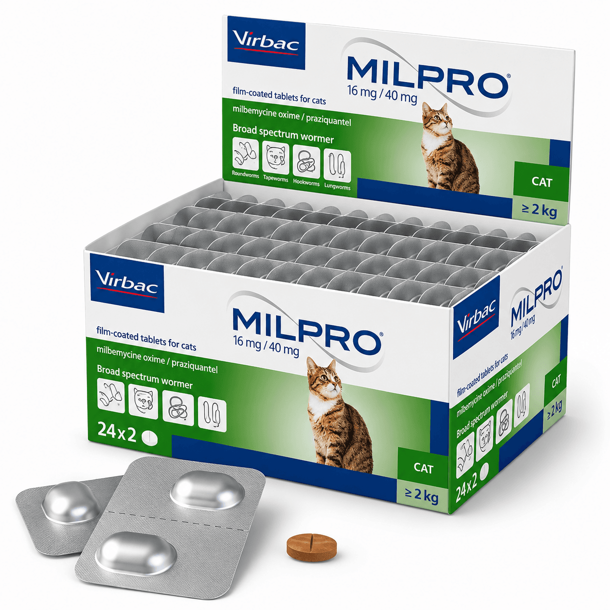Milpro gatitos x 1 tab