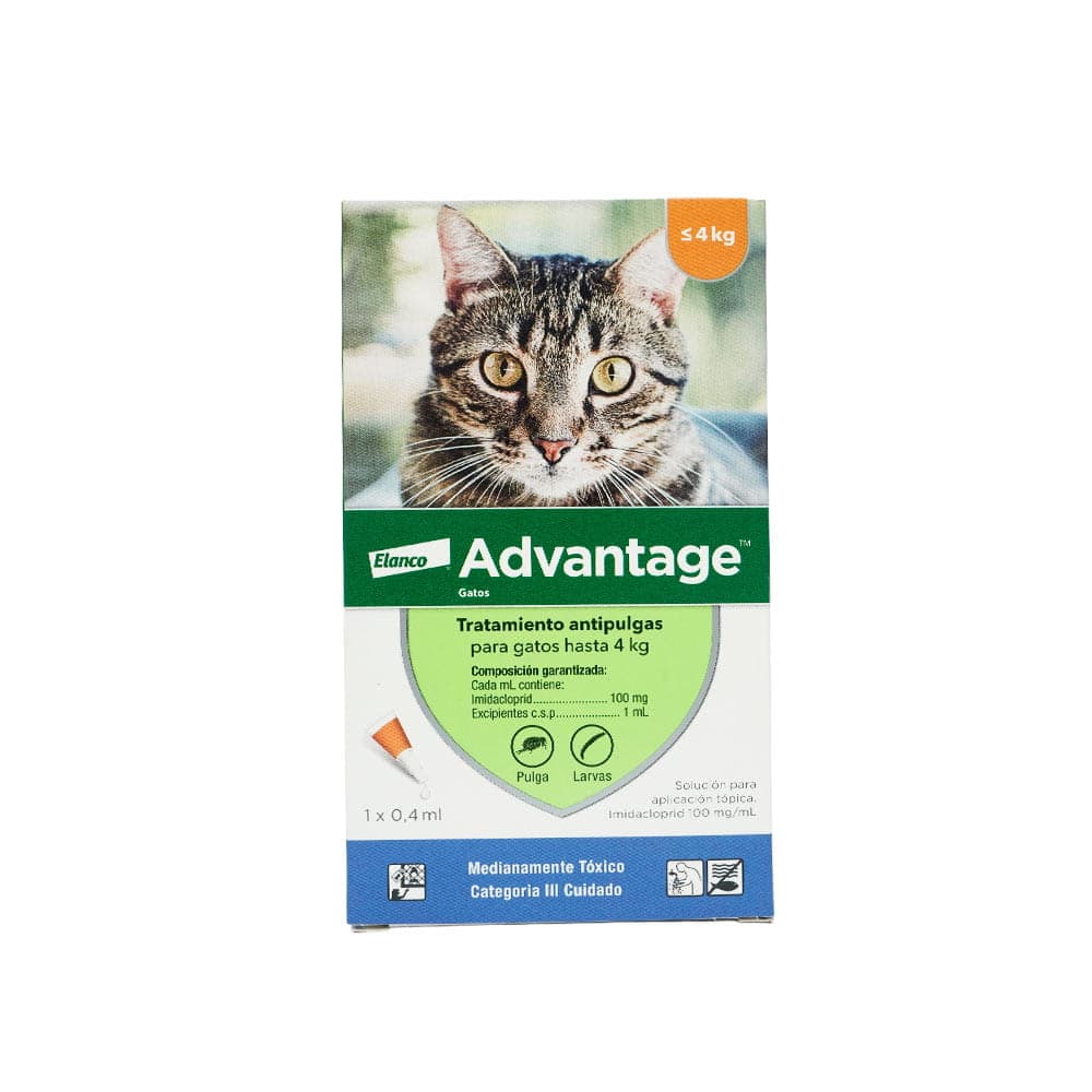 Advantage Antipulgas para Gatos hasta 4 kg