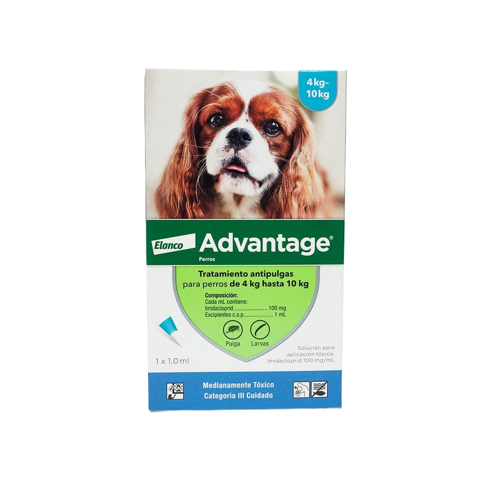 Advantage Antipulgas para Perros de 4 a 10 kg