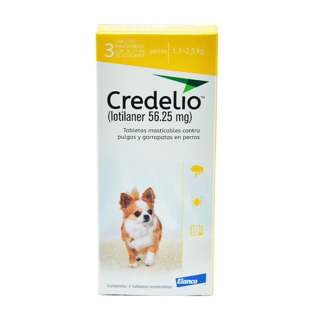 Credelio Antiparasitario Externo para Perros de 1.3 a 2.5 kg