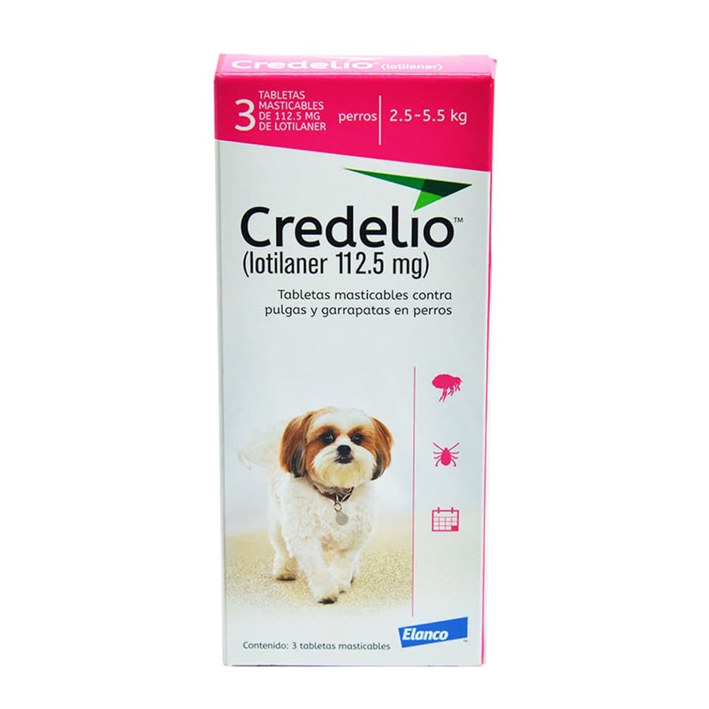 Credelio Antiparasitario Externo para Perros de 2.5 a 5.5 kg