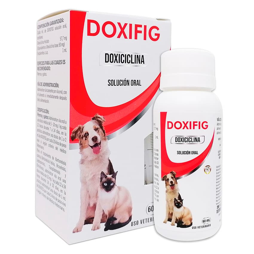 Doxifig Antibiótico de Amplio Espectro para Perros y Gatos