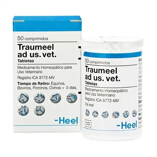 Traumeel Antiinflamatorio Homeopático para Perros y Gatos